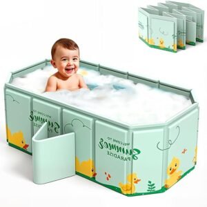 Foldable Baby Bath, Portable Baby Bathtub
