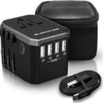 Universal Travel AC Power Plug Adapter with International Socket