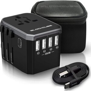 Universal Travel AC Power Plug Adapter with International Socket