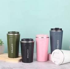 travel coffe cup with thromes